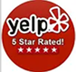 Yelp 5 Star Rated